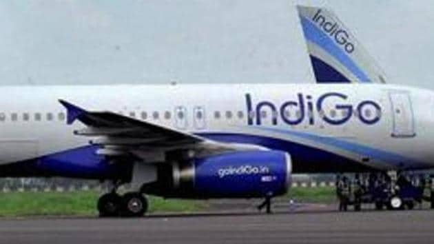 IndiGo plane gets ready to take off.(PTI file photo)