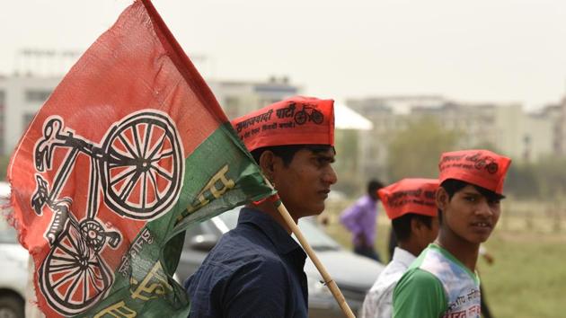 Samajwadi Party is one of the few recognised regional political parties in Uttar Pradesh.(Virendra Singh Gosain/HT PHOTO)