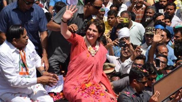 According to the leaders cited in the first instance, Priyanka Gandhi is expected to give a fresh push to the party’s key plank, the minimum guaranteed income scheme, NYAY, which promises Rs 72,000 a year to the country’s poorest households. (HT Photo) According to the leaders cited in the first instance, Priyanka Gandhi is expected to give a fresh push to the party’s key plank, the minimum guaranteed income scheme, NYAY, which promises Rs 72,000 a year to the country’s poorest households. (HT Photo)