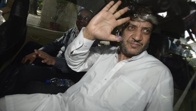 Kashmiri separatist leader Shabir Shah(Ravi Choudhary/HT FILE PHOTO)