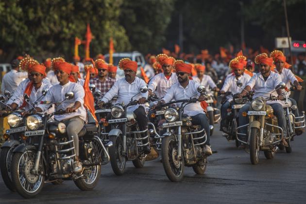 A Shiv Sena bike rally ahead of Lok sabha election at Worli in Mumbai. (HT file photo) A Shiv Sena bike rally ahead of Lok sabha election at Worli in Mumbai. (HT file photo)