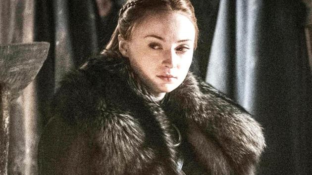 Sophie Turner as Sansa Stark in new pic from Game of Thrones 8. (Game of Thrones, HBO and related service marks are the property of Home Box office, Inc. All rights reserved.)