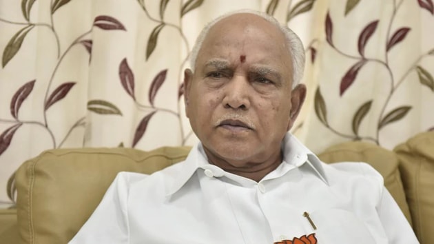 In Karnataka, we will win at least 22 (out of 28) Lok Sabha seats. I’m saying this with confidence,” Yeddyurappa said.(HT Photo)