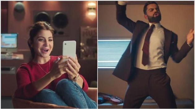 Anushka Sharma and Virat Kohli feature in an ad together again.