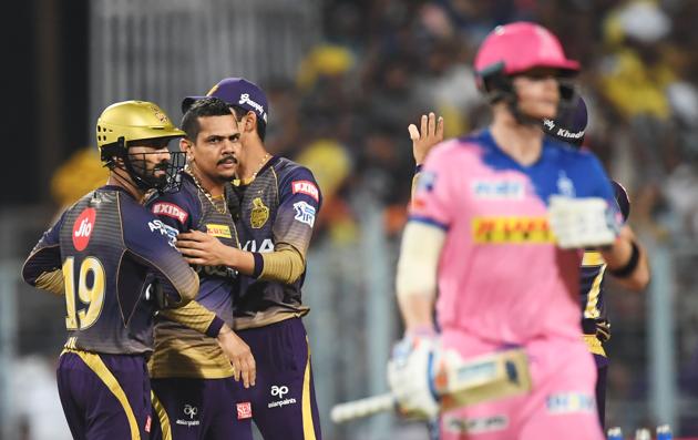 The Kolkata Knight Riders fought their way back into the game with five wickets in quick succession. (AFP) The Kolkata Knight Riders fought their way back into the game with five wickets in quick succession. (AFP)
