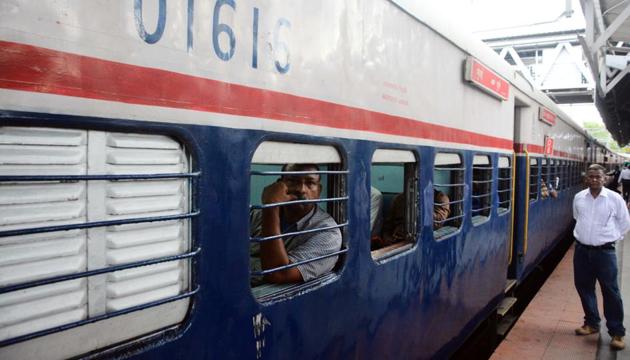 A 29-year-old woman suffered head injuries after an unidentified passenger threw a coconut and some floral waste from a train while it was on the Vaitarna bridge on Wednesday afternoon. A 29-year-old woman suffered head injuries after an unidentified passenger threw a coconut and some floral waste from a train while it was on the Vaitarna bridge on Wednesday afternoon.