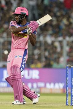 Jofra Archer remained unbeaten on 27 runs from 12 balls as RR beat KKR by three wickets. (AP) Jofra Archer remained unbeaten on 27 runs from 12 balls as RR beat KKR by three wickets. (AP)