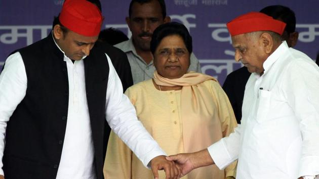 The SP and BSP are back together in 2019 after having spent over two decades as bitter political rivals. (ANI) The SP and BSP are back together in 2019 after having spent over two decades as bitter political rivals. (ANI)