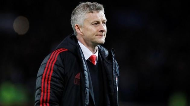 Manchester United manager Ole Gunnar Solskjaer reacts after the match. (REUTERS) Manchester United manager Ole Gunnar Solskjaer reacts after the match. (REUTERS)