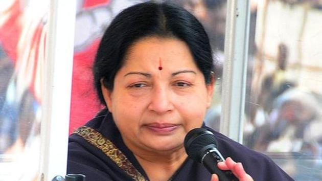 The Supreme Court has stayed proceedings before the judicial commission probing Tamil Nadu chief minister J Jayalalithaa’s death.(HT FILE PHOTO)