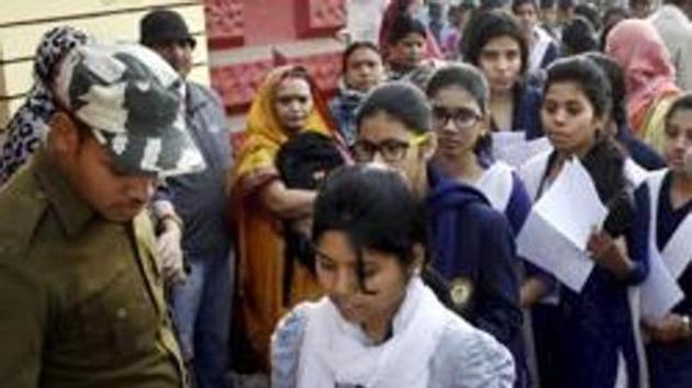 UP board result 2019 analysis: This year the pass percentage of UP Board high school examinees increased while that of intermediate declined a little. The overall pass percentage for high school was 80.07%, an increase by 4.91% over last year’s 75.16%. (PTI file) UP board result 2019 analysis: This year the pass percentage of UP Board high school examinees increased while that of intermediate declined a little. The overall pass percentage for high school was 80.07%, an increase by 4.91% over last year’s 75.16%. (PTI file)