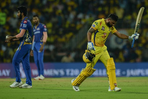 The Chennai Super Kings kept losing wickets at regular intervals before they were bowled out for 109 runs. (AFP)