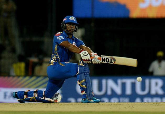 Evin Lewis and Rohit Sharma laid the platform for MI with a 75-run partnership. (AFP)