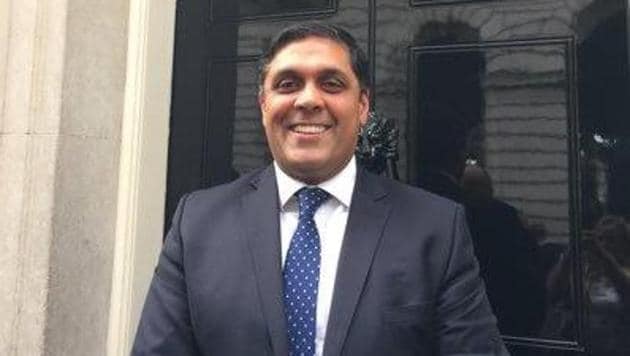 An Indian-origin businessman Ajay Jagota has switched his allegiance from the Conservative Party to join the newly-formed Brexit Party to contest the European Parliament elections next month.(Ajay Jagota/Twiter)