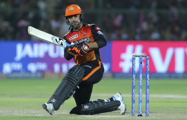Rashid Khan’s innings of 17 runs from 8 balls helped SRH post 160/8 in 20 overs. (AP) Rashid Khan’s innings of 17 runs from 8 balls helped SRH post 160/8 in 20 overs. (AP)