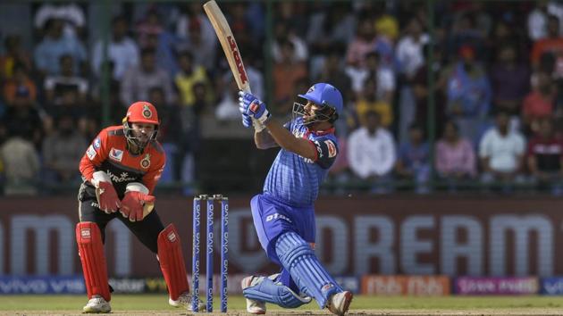 Delhi Capitals batsman Shikhar Dhawan plays a shot during the Indian Premier League 2019. (PTI)