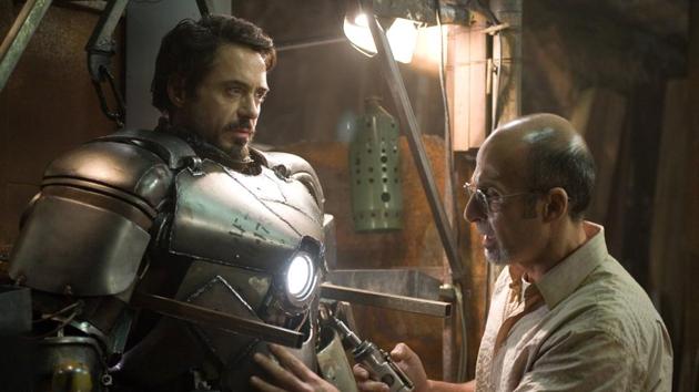 Robert Downey Jr as Tony Stark in a still from the first Iron Man movie.(Zade Rosenthal)