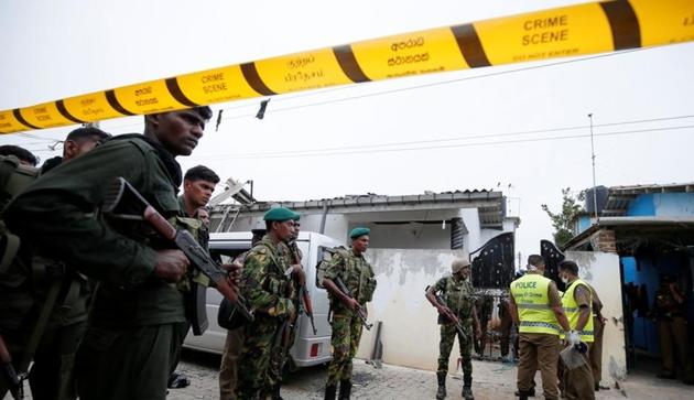 Security personnel seen at the site of an overnight gun battle, between troops and suspected Islamist militants, on the east coast of Sri Lanka, in Kalmunai, April 27, 2019. REUTERS/Dinuka Liyanawatte (REUTERS) Security personnel seen at the site of an overnight gun battle, between troops and suspected Islamist militants, on the east coast of Sri Lanka, in Kalmunai, April 27, 2019. REUTERS/Dinuka Liyanawatte (REUTERS)