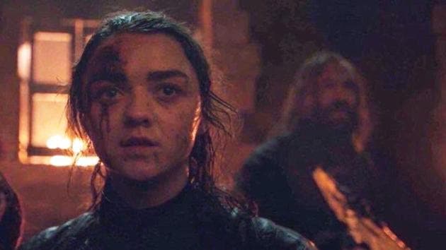 Game of Thrones season 8 episode 3 review: Arya Stark in a still from the Battle of Winterfell.