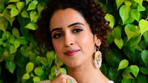 Sanya Malhotra urges everyone to dance as if no one’s watching and let the happy hormones flow.(Viral Bhayani)