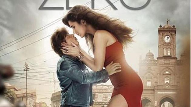 Shah Rukh Khan and Katrina Kaif on Zero poster.