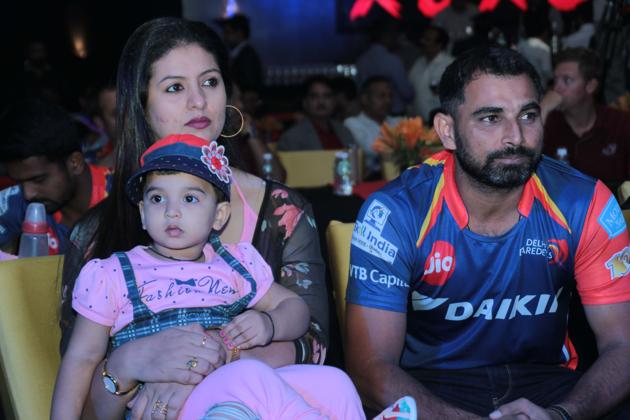 Haseen Jahan, estranged wife of cricketer Mohd Shami, was taken into custody by police in Amroha in Uttar Pradesh after she reached her husband’s house and created a ruckus. She was later released on bail. Jahan reached her husband’s house in Sahaspur Ali Nagar village late on Sunday night. When her in-laws asked her to leave. she locked herself and her child in a room. (Shivam Saxena / HT Archive) Haseen Jahan, estranged wife of cricketer Mohd Shami, was taken into custody by police in Amroha in Uttar Pradesh after she reached her husband’s house and created a ruckus. She was later released on bail. Jahan reached her husband’s house in Sahaspur Ali Nagar village late on Sunday night. When her in-laws asked her to leave. she locked herself and her child in a room. (Shivam Saxena / HT Archive)