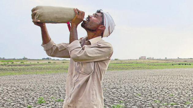 According to the India Meteorological Department (IMD), the pre-monsoon rainfall from March to April — critical to agriculture in several parts of the country — has recorded a 27% deficit. An analysis by scientists at the Indian Institute of Technology, Gandhinagar, suggests that about half of the country is in the grip of a drought.(AP)