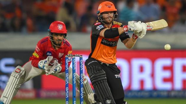 Sunrisers Hyderabad batsman David Warner plays a shot, (PTI) Sunrisers Hyderabad batsman David Warner plays a shot, (PTI)
