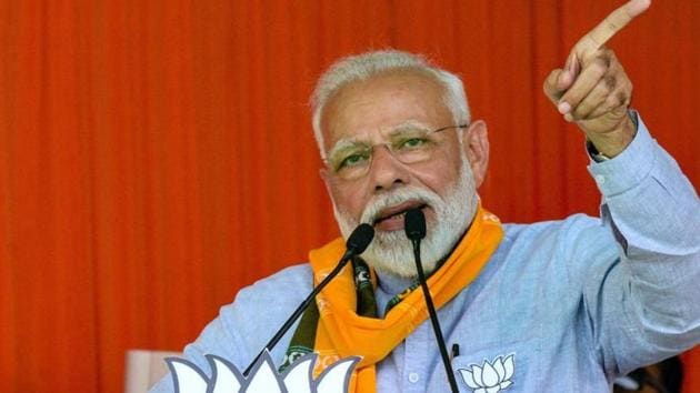 Prime Minister Narendra Modi tweeted on Monday morning to appeal to voters.(PTI File photo)