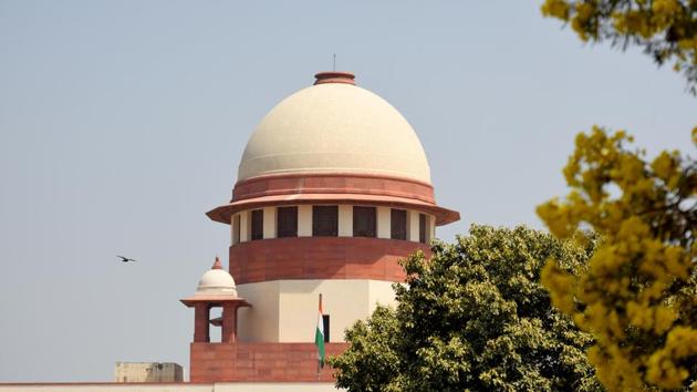 The bench, which also comprised Justices Deepak Gupta and Sanjiv Khanna, was hearing the petition challenging the selection process and evaluation method adopted in the examination on the grounds of being “unreasonable, arbitrary and malafide”.(Amal KS/HT PHOTO)