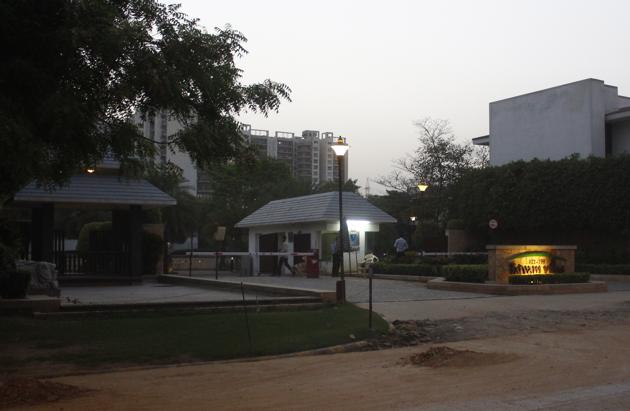A view of Tatvam Villas club in Gurugram.(Yogendra Kumar/HT PHOTO) A view of Tatvam Villas club in Gurugram.(Yogendra Kumar/HT PHOTO)
