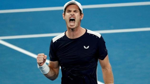 Britain's Andy Murray reacts during the match against Spain's Roberto Bautista Agut.(REUTERS)