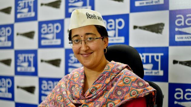 Pitted against three-time Congress MLA Arvinder Singh Lovely and cricketer Gautam Gambhir of the Bharatiya Janata Party (BJP), Atishi says she is confident of a win. (Amal KS/HT PHOTO) Pitted against three-time Congress MLA Arvinder Singh Lovely and cricketer Gautam Gambhir of the Bharatiya Janata Party (BJP), Atishi says she is confident of a win. (Amal KS/HT PHOTO)