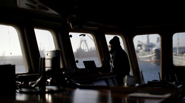 Skipper and third generation fisherman Bjarne Jensen, who has been fishing for 41 years and is from Thyboron, stands on the bridge of the ship Anna-Lise. The uncertainty is already having an impact on the local fishing industry, as new investments are being held back in ships and fishing quotas. (Andrew Kelly / REUTERS) Skipper and third generation fisherman Bjarne Jensen, who has been fishing for 41 years and is from Thyboron, stands on the bridge of the ship Anna-Lise. The uncertainty is already having an impact on the local fishing industry, as new investments are being held back in ships and fishing quotas. (Andrew Kelly / REUTERS)