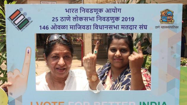 Through the day, many voters complained about not finding their names in the electoral rolls. (HT Photo) Through the day, many voters complained about not finding their names in the electoral rolls. (HT Photo)