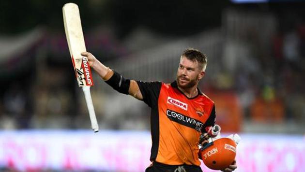 Sunrisers Hyderabad cricketer David Warner gestures as he walks back to the pavilion during the 2019 Indian Premier League (IPL) Twenty20 cricket match between Sunrisers Hyderabad and Kings XI Punjab at the Rajiv Gandhi International Cricket Stadium in Hyderabad on April 29, 2019. (AFP) Sunrisers Hyderabad cricketer David Warner gestures as he walks back to the pavilion during the 2019 Indian Premier League (IPL) Twenty20 cricket match between Sunrisers Hyderabad and Kings XI Punjab at the Rajiv Gandhi International Cricket Stadium in Hyderabad on April 29, 2019. (AFP)