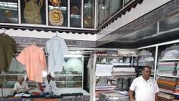 A Khadi shop. Clothes made from Khadi are in great demand in Patna. (HT File / Photo used for representative purpose only) A Khadi shop. Clothes made from Khadi are in great demand in Patna. (HT File / Photo used for representative purpose only)