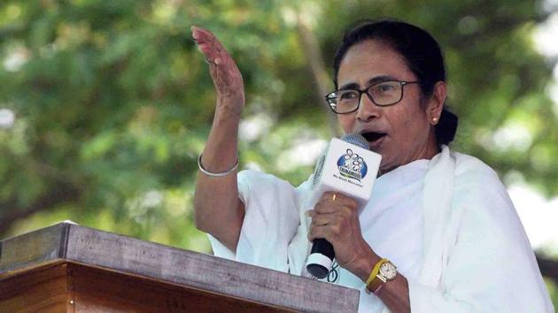 West Bengal chief minister Mamata Banerjee on Tuesday demanded cancellation of Prime Minister Narendra Modi’s candidature from Varanasi (ANI Photo) West Bengal chief minister Mamata Banerjee on Tuesday demanded cancellation of Prime Minister Narendra Modi’s candidature from Varanasi (ANI Photo)