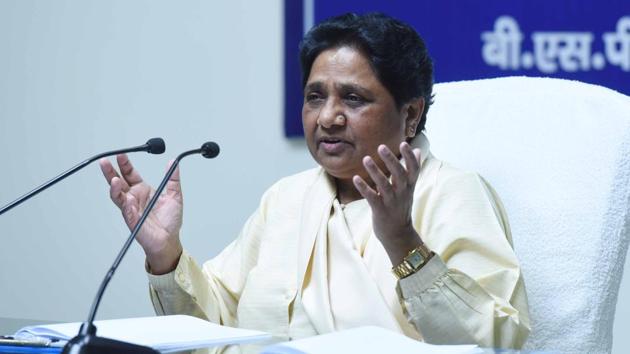 BSP chief Mayawati sniped at the Congress threatening to rethink her support to the Madhya Pradesh government, a day after her party’s candidate withdrew from the race and joined the Congress. Lokendra Singh Rajput, the SP-BSP alliance candidate from Guna in Madhya Pradesh, quit on Monday and came out in support of Congress candidate Jyotiraditya Scindia. (Subhankar Chakraborty / HT File) BSP chief Mayawati sniped at the Congress threatening to rethink her support to the Madhya Pradesh government, a day after her party’s candidate withdrew from the race and joined the Congress. Lokendra Singh Rajput, the SP-BSP alliance candidate from Guna in Madhya Pradesh, quit on Monday and came out in support of Congress candidate Jyotiraditya Scindia. (Subhankar Chakraborty / HT File)