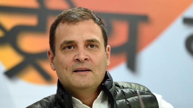 Congress President Rahul Gandhi has reiterated that he had no intention to bring the court into the political arena and did not have the slightest intention to insinuate anything regarding the SC proceedings.(Sonu Mehta/HT PHOTO)