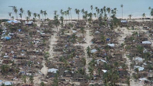 Cyclone storm Fani has been intensified into a ‘Severe Cyclonic Storm’ over the south-east and adjoining south-west Bay of Bengal. The Eastern Naval Command is on high alert to render necessary humanitarian assistance, a Navy spokesperson said. Indian Naval ships at Visakhapatnam and Chennai are also on stand-by to proceed to the most affected areas when needed. (Saviano Abreu / OCHA / REUTERS File) Cyclone storm Fani has been intensified into a ‘Severe Cyclonic Storm’ over the south-east and adjoining south-west Bay of Bengal. The Eastern Naval Command is on high alert to render necessary humanitarian assistance, a Navy spokesperson said. Indian Naval ships at Visakhapatnam and Chennai are also on stand-by to proceed to the most affected areas when needed. (Saviano Abreu / OCHA / REUTERS File)