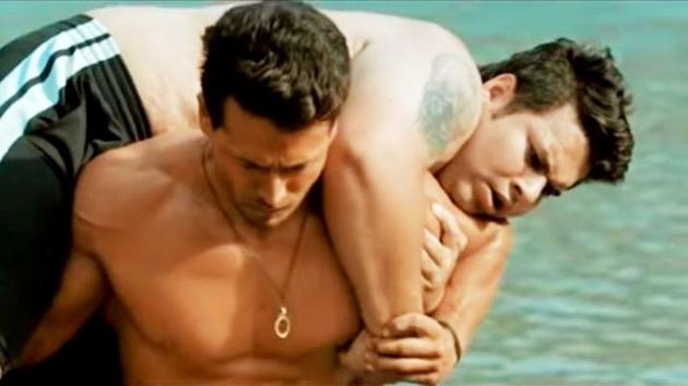 Tiger Shroff in a scene from Student of the Year 2.