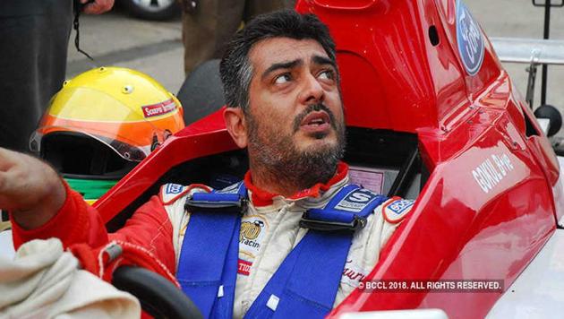 Ajith was an avid racer till he was hit by injury.