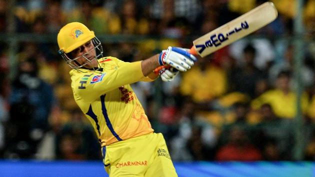 MS Dhoni plays a shot during the 2019 Indian Premier League (IPL).(AFP)