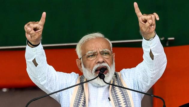 PM Narendra Modi is to address public meeting in Uttar Pradesh, Madhya Pradesh and Rajasthan.(AFP)