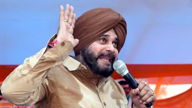 Congress leader Navjot Singh Siddhu addressing an election meeting at Adityapur in Jamshedpur April 30,2019- (Manoj Kumar / HT Photo) Congress leader Navjot Singh Siddhu addressing an election meeting at Adityapur in Jamshedpur April 30,2019- (Manoj Kumar / HT Photo)