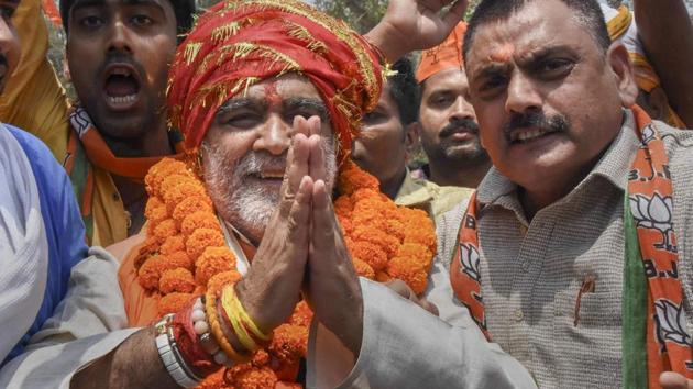Union Minister Ashwini Kumar Choubey is the BJP candidate from Buxar constituency.(PTI)