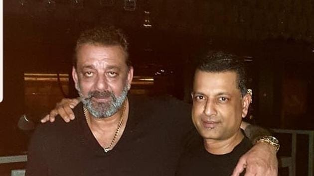 Sanjay Dutt with Paresh Ghelani. Sanjay Dutt with Paresh Ghelani.