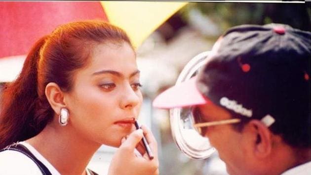 Kajol on the sets of Ishq. She recently shared the throwback picture on Instagram. Kajol on the sets of Ishq. She recently shared the throwback picture on Instagram.