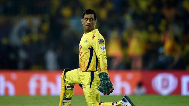 Chennai: Chennai Super Kings (CSK) skipper MS Dhoni during the Indian Premier League 2019)(PTI)